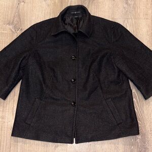 GAP Charcoal Button-Up Jacket